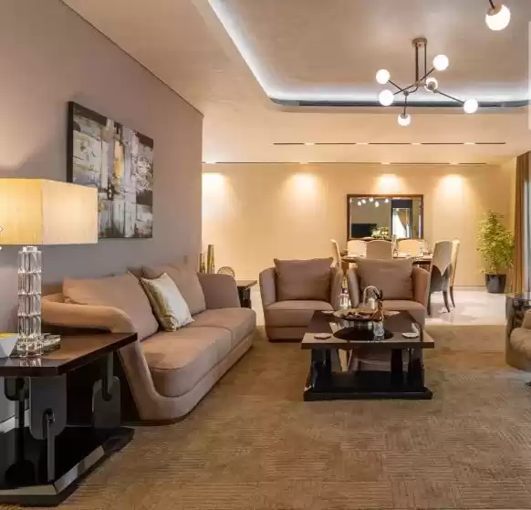 Residencial Listo Propiedad 3 dormitorios S / F Apartamento  alquiler en al-sad , Doha #9531 - 1  image 